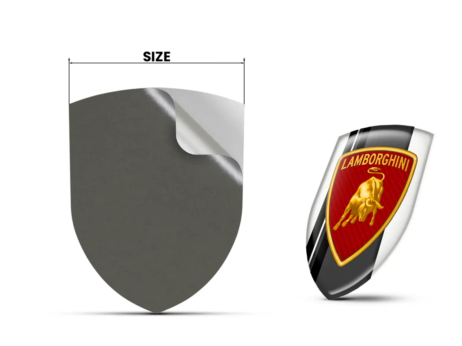Lamborghini Fensteraufkleber Racing Design Professionell
